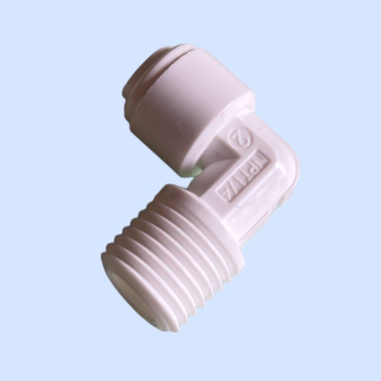 1/4' hjørne quick connect med 3/8' skrue