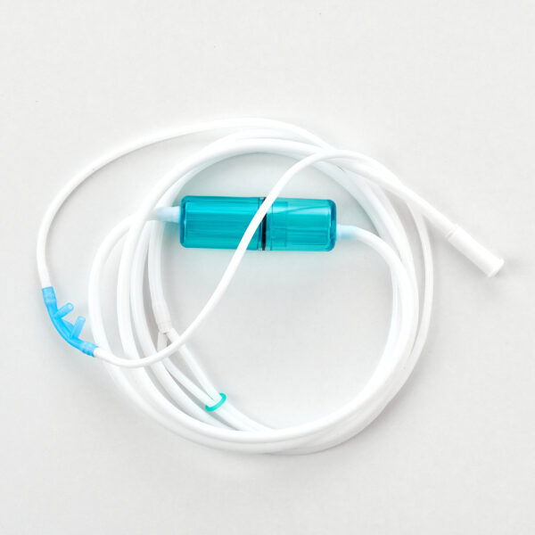5m silikone Hydrogen inhalationsslange med fugtopsamler og næsekateter