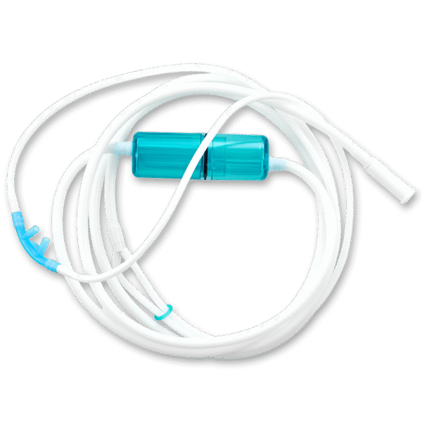 Inhalationsslange 3 meter med fugtopsamler